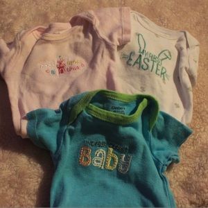 3-Piece Newborn Onesie Set